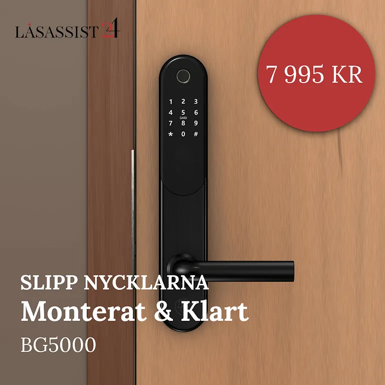 BG5000 monterat & klart 7995 kr.